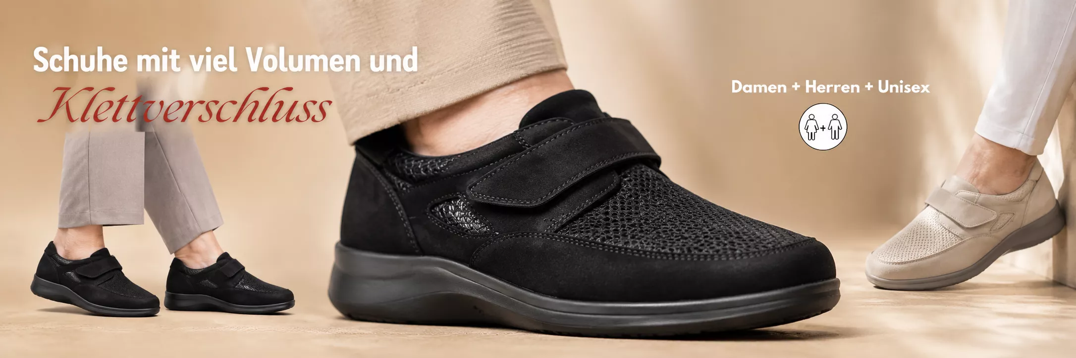 Varomed Straßenschuhe mit Klettverschluss