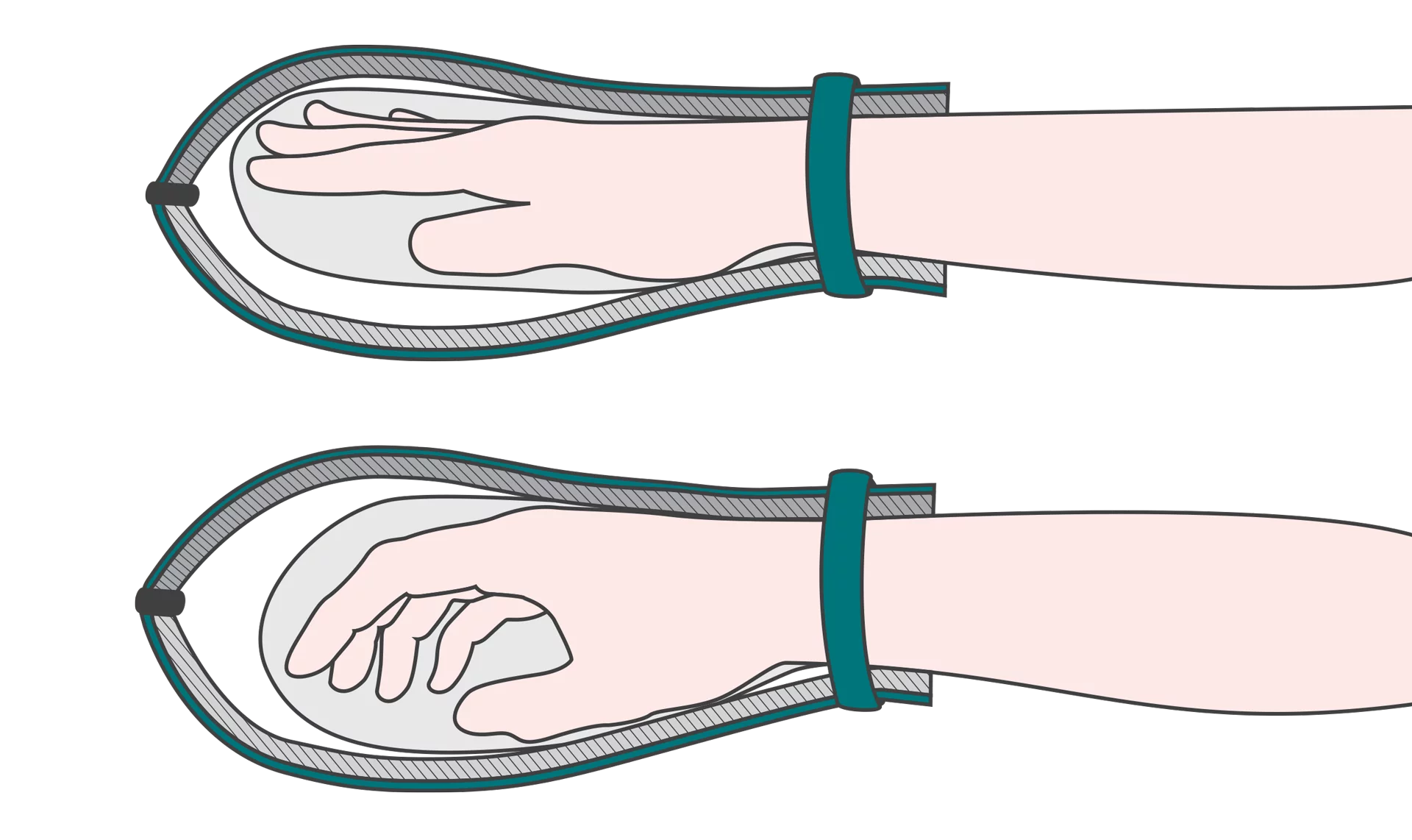 Marineblaue Suprima CarePlus Schutzhandschuhe 4831 – 100 % Polyester, waschbar bis 60 °C, reduziert Greiffähigkeit, verhindert Selbst- und Fremdaggressionen (4831)