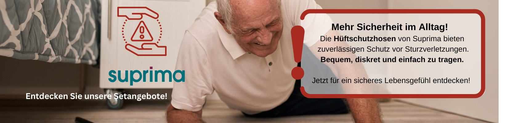 Hüftschutz Banner