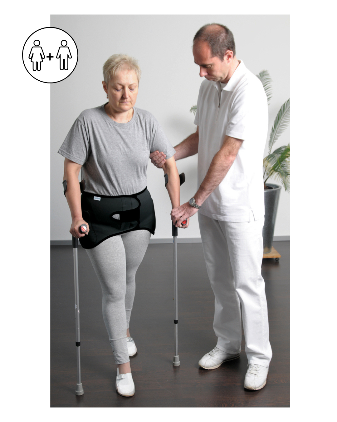 Hüftshutzgürtel Werbung