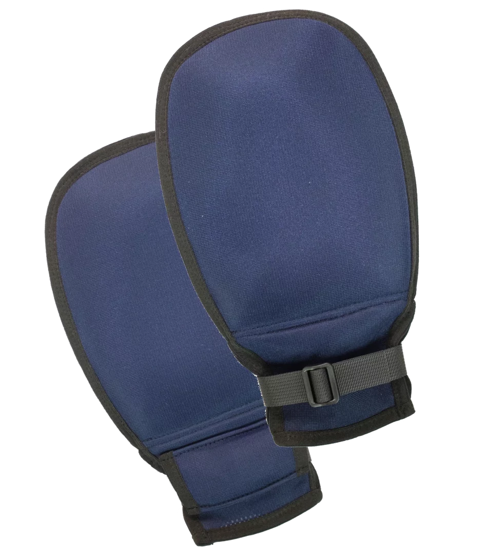Marineblaue Suprima CarePlus Schutzhandschuhe 4831, aus 100 % Polyester, angenehmer Tragekomfort, waschbar bis 60 °C, trocknergeeignet, schützen vor Selbst- und Fremdaggressionen. (4831)