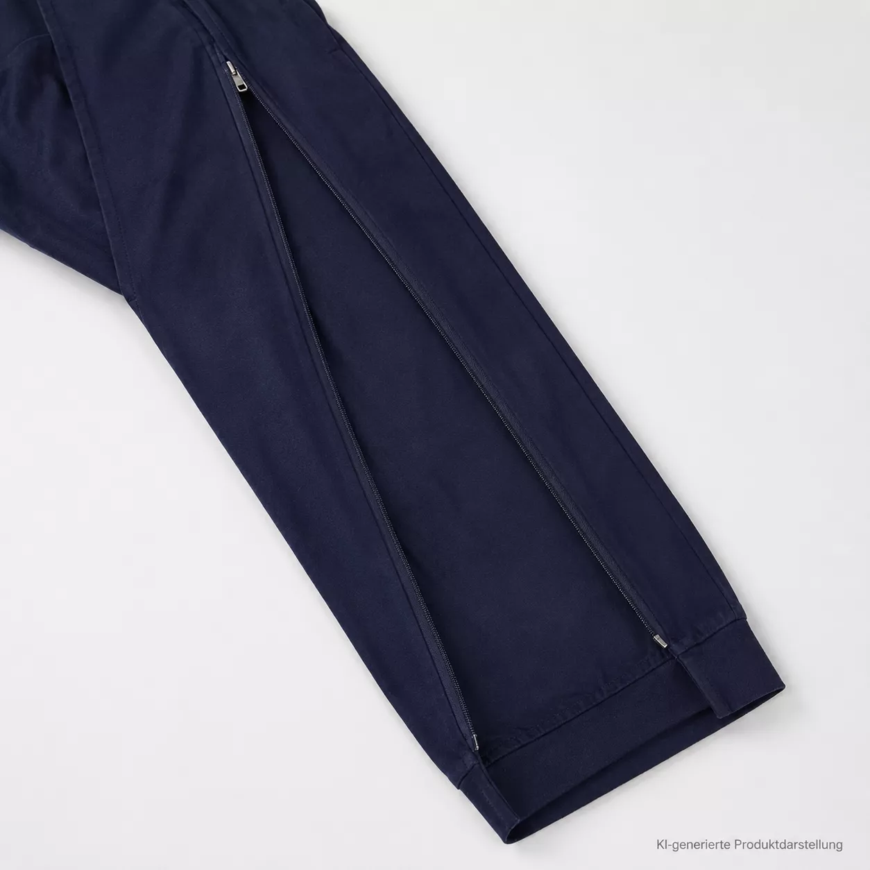 Pflegeoverall NormannCare Marine Detailansicht Beinreißverschluss Art. 12417090970