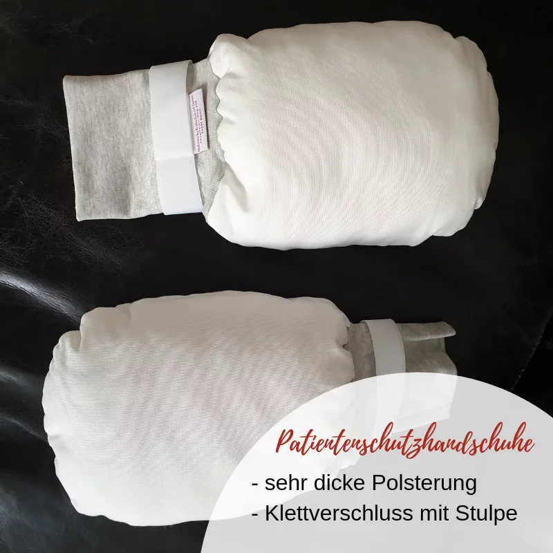 Medicare Patientenhandschuhe 4531, dick gepolstert, verhindern Eigen- und Fremdaggression, schützen vor Verletzungen, ermöglichen freie Fingerbewegung, Universalgröße, für Damen und Herren geeignet. (4531)