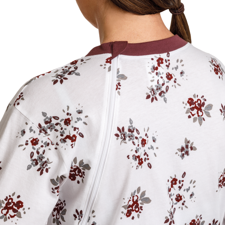 Suprima Pflegeoverall 4720 in Beere - Rückenansicht