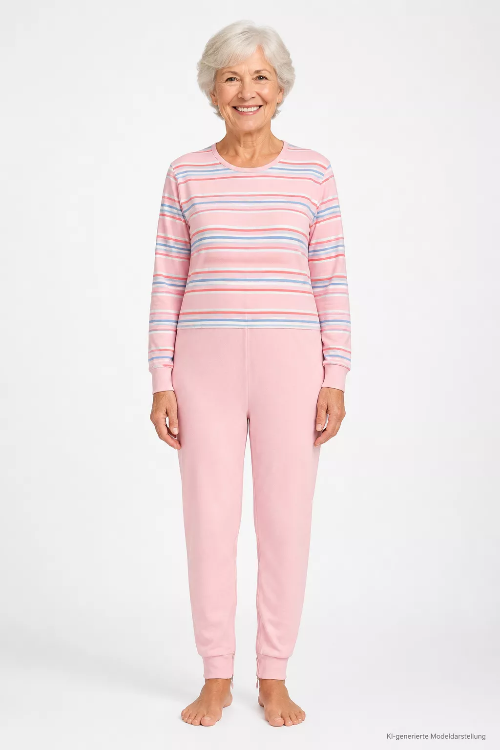 NormannCare Damen Pflegeoverall Rose Modell 12227090863 N - Vorderansicht