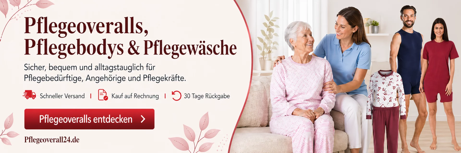 Pflegeoveralls und Pflegebodys online kaufen bei Pflegeoverall24.de